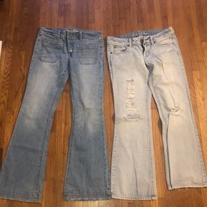 American eagle two pair bundle jeans